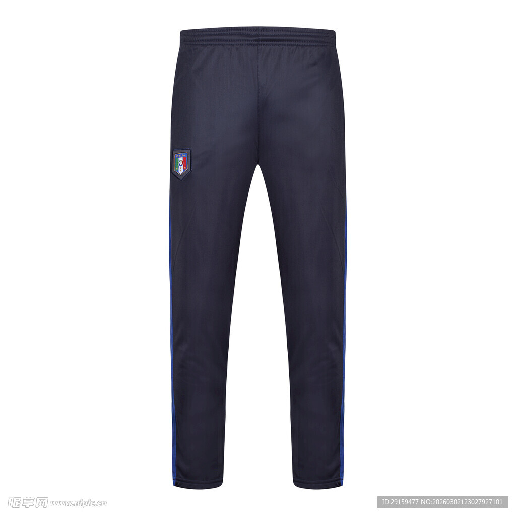 深蓝色运动长裤
