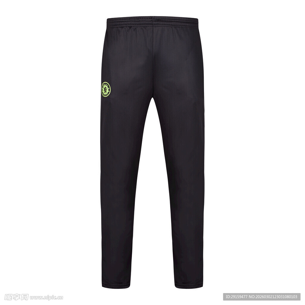 黑色休闲运动长裤
