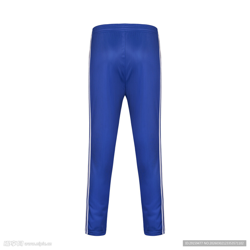 蓝色运动长裤
