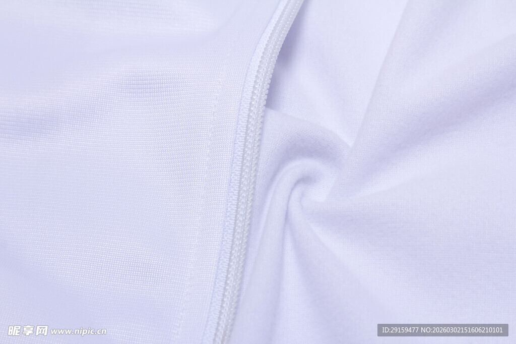 淡紫色褶皱布料细节展示