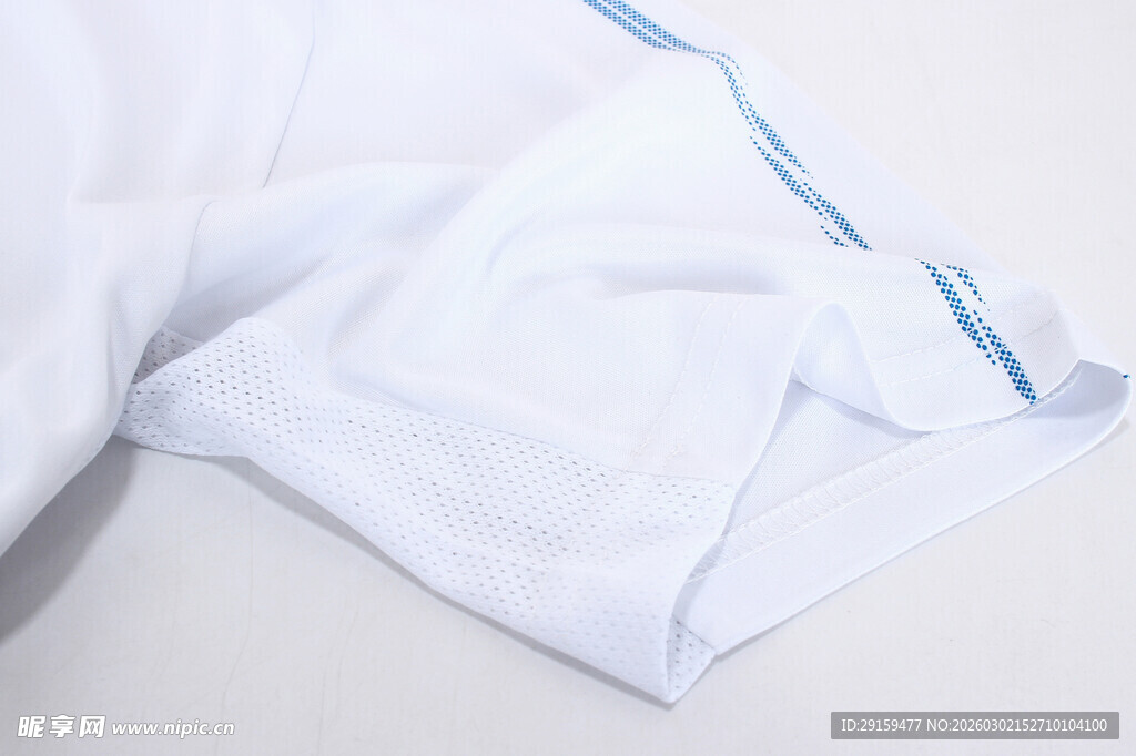 白色布料细节特写