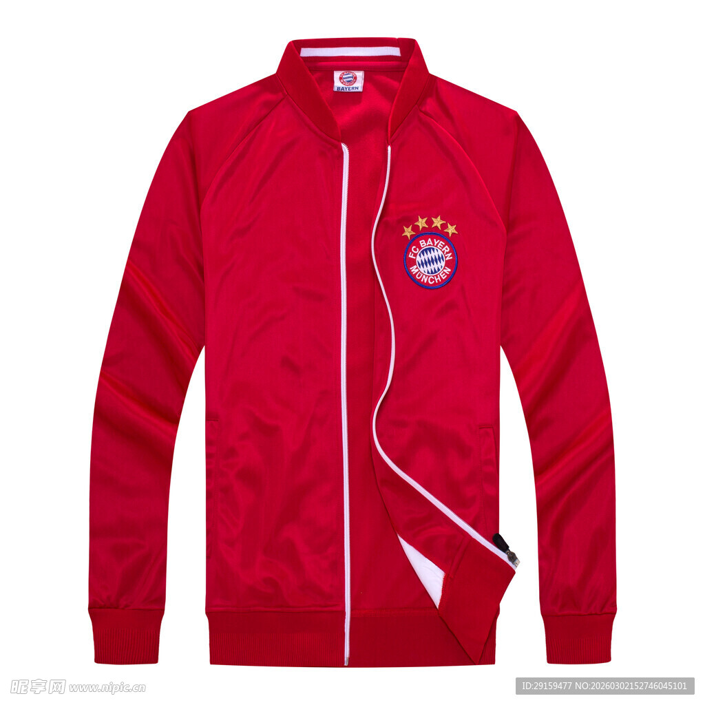 红色拜仁慕尼黑运动外套