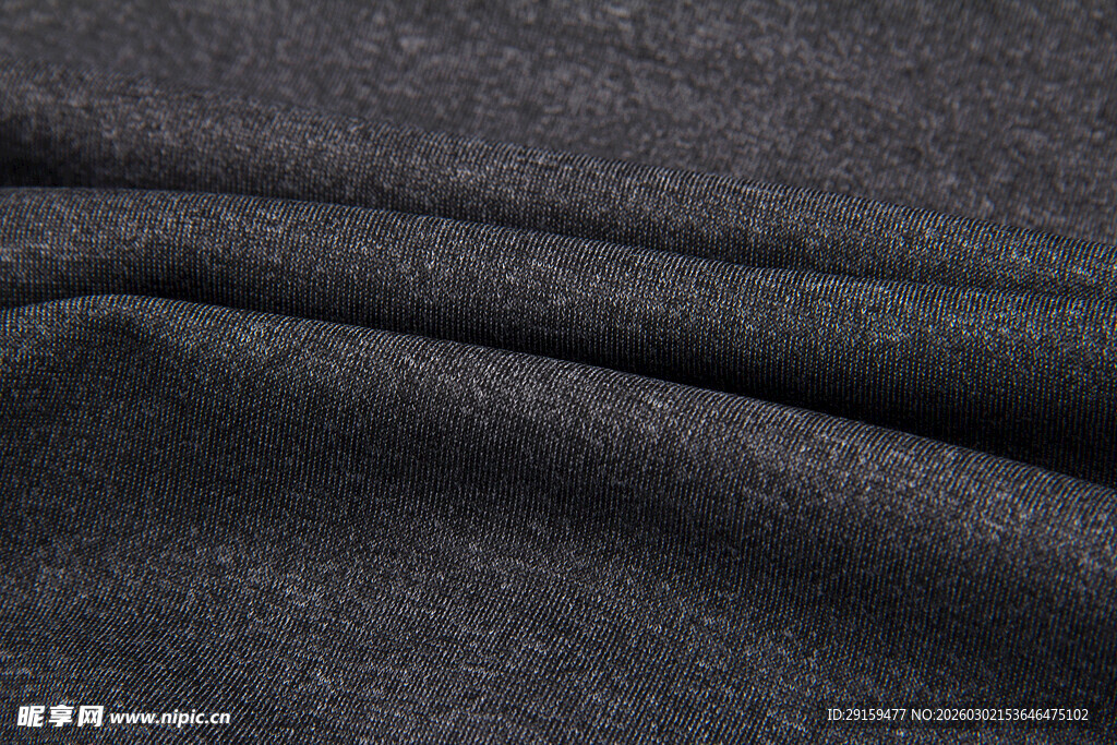 深灰色褶皱布料纹理