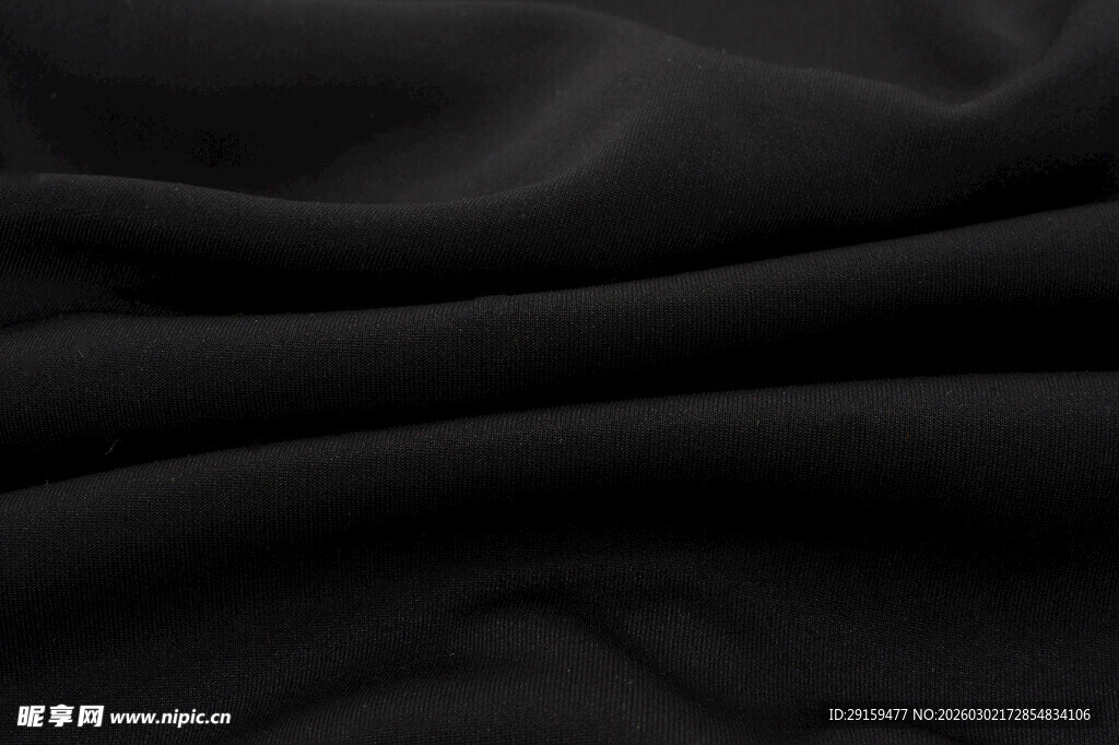 黑色丝绸纹理背景