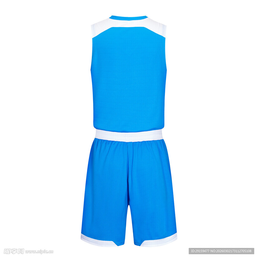 蓝色运动套装展示