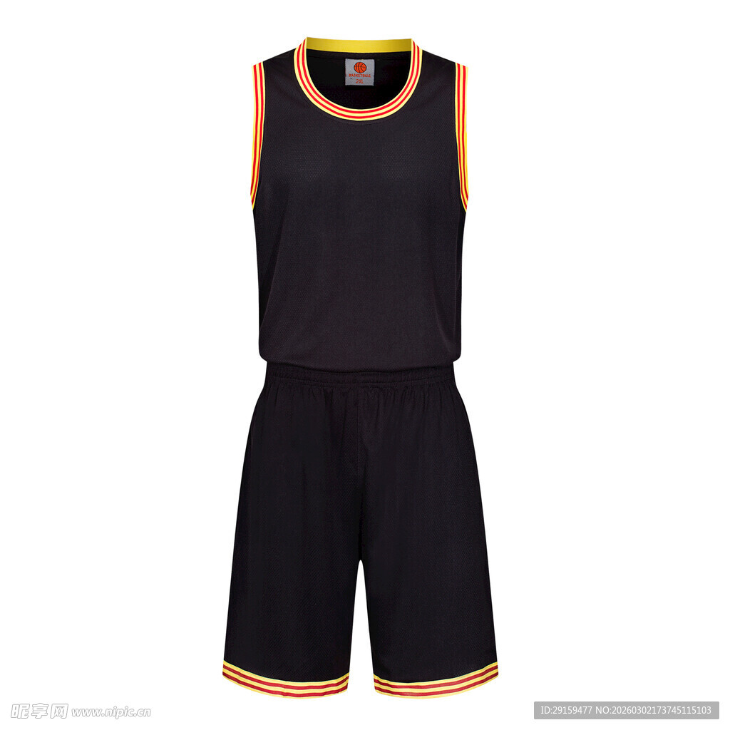 黑色篮球运动套装