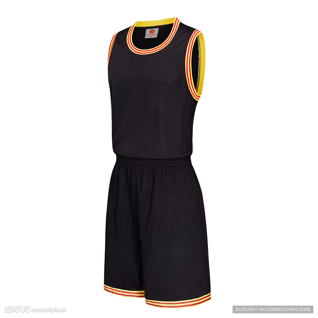 黑色篮球运动套装