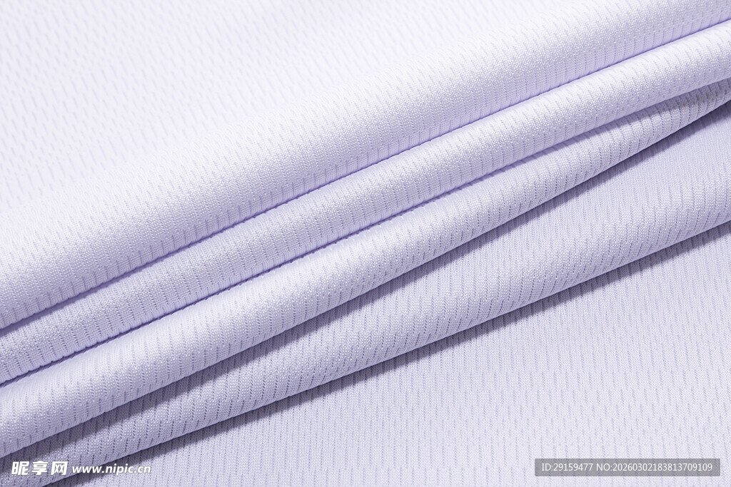 淡紫色纹理布料特写