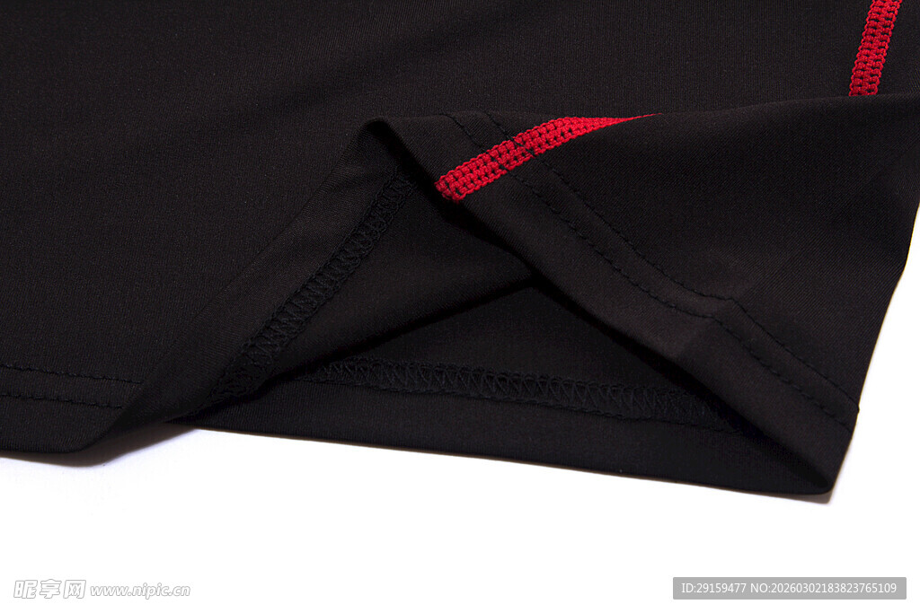 黑色衣物细节