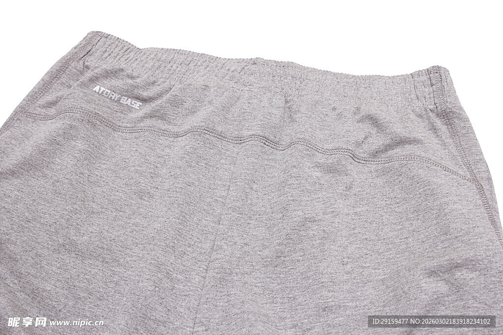 浅灰色褶皱布料