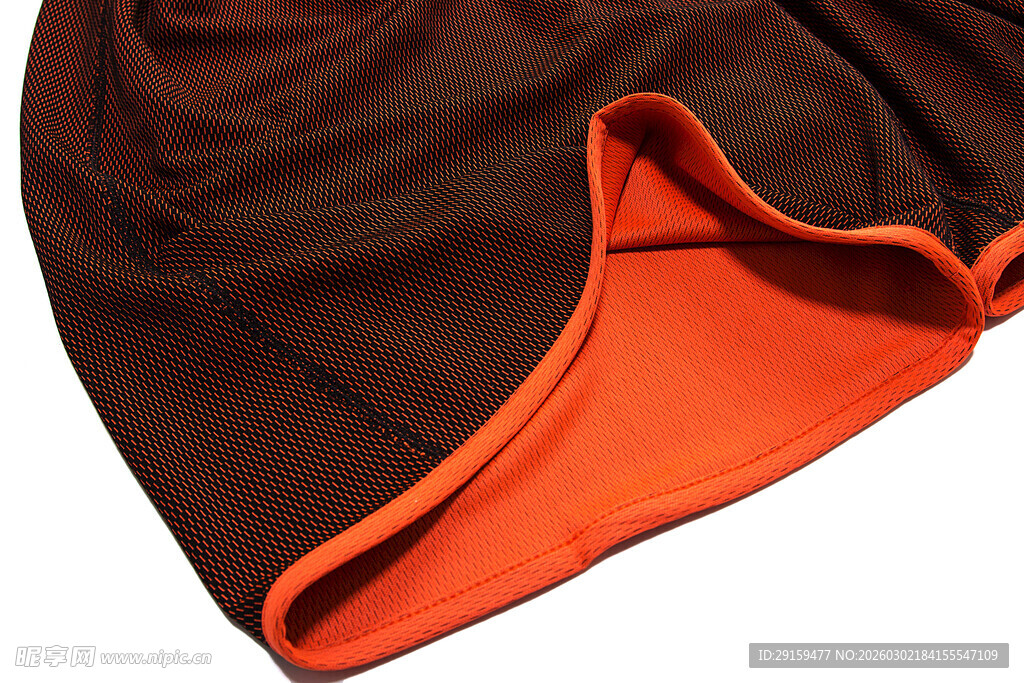 棕橙双色布料细节展示