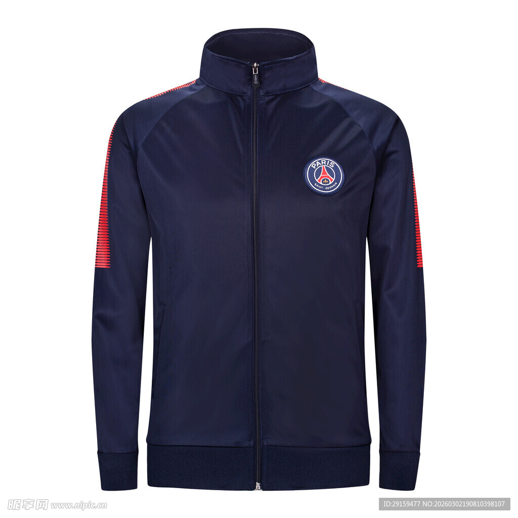 巴黎圣日耳曼深蓝色运动夹克