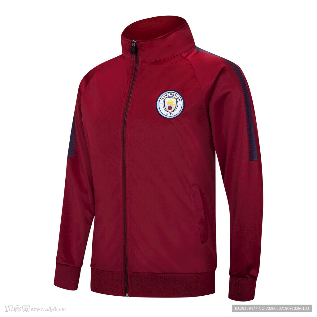 红色运动夹克外套