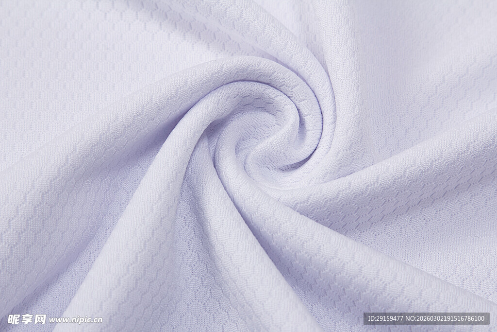 淡紫色褶皱织物纹理