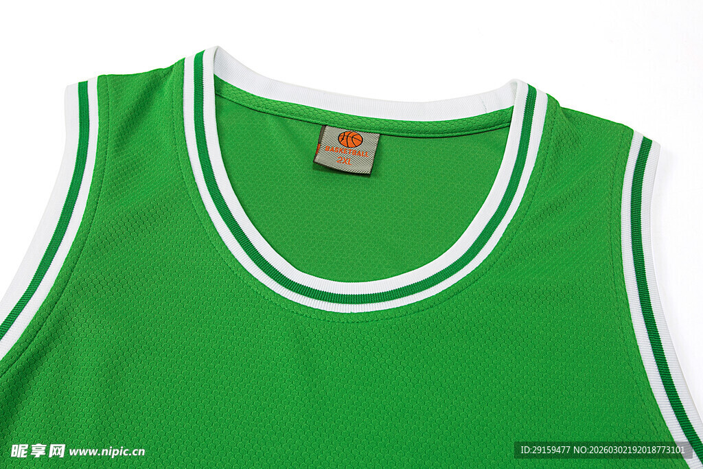 绿色无袖运动背心