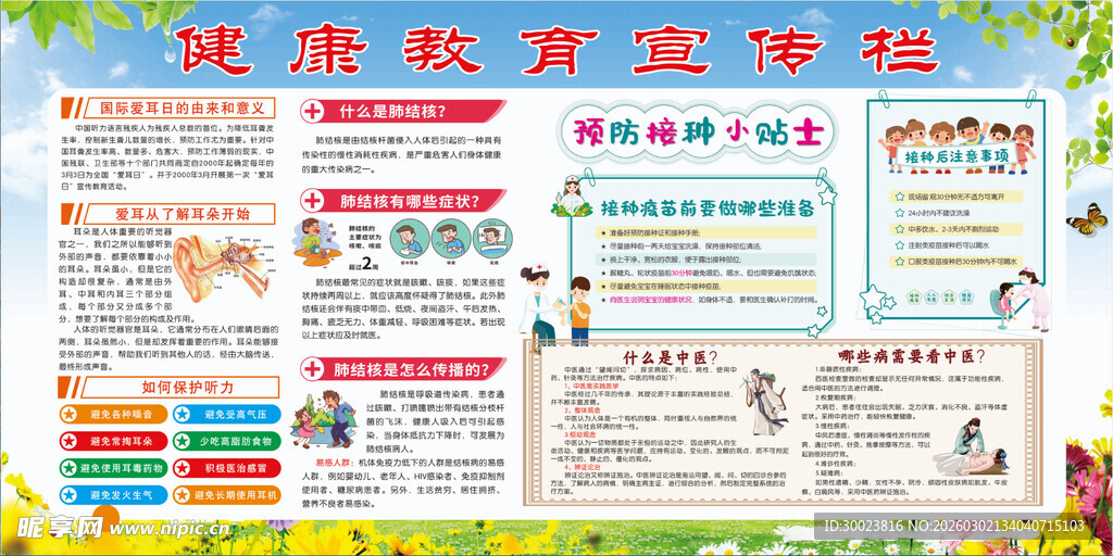 健康教育宣传栏