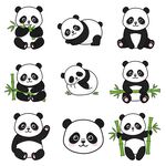 熊猫卡通