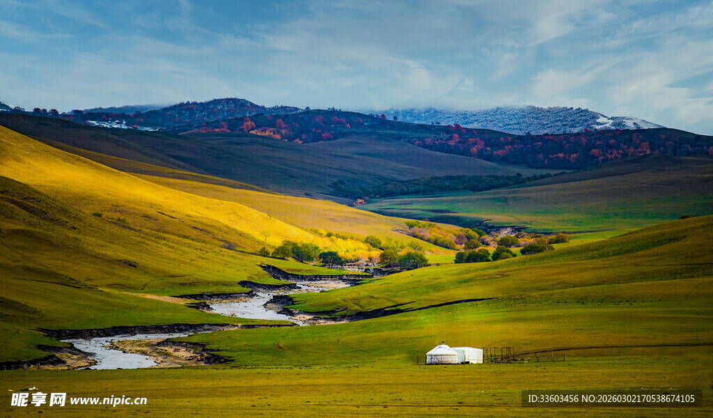 草原河谷美景