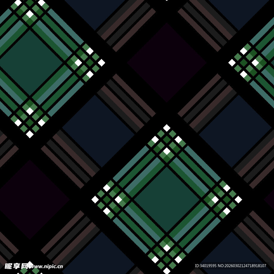 几何拼接格子图案背景