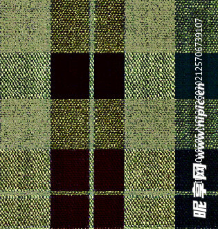 多彩格子布料纹理展示