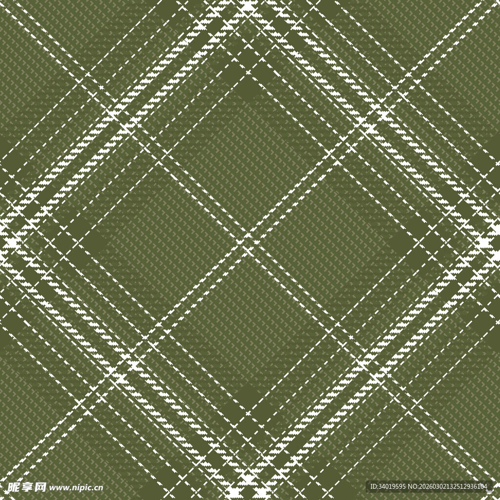 绿色格纹几何图案背景