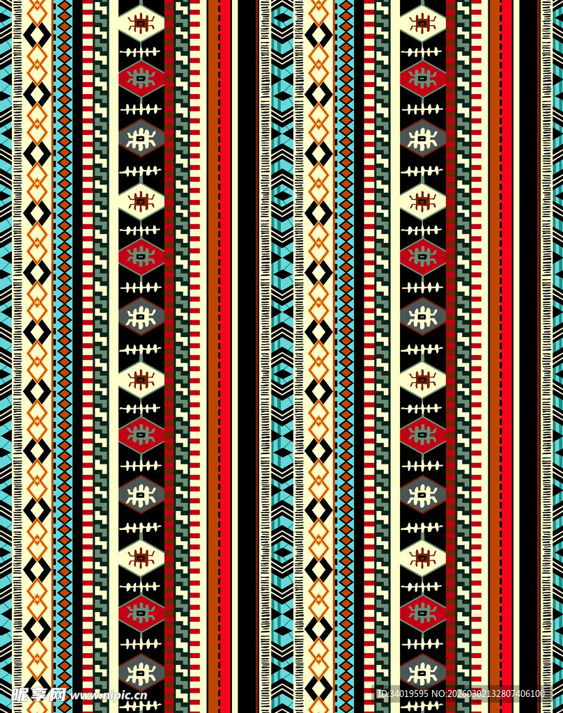 民族风几何图案纹理