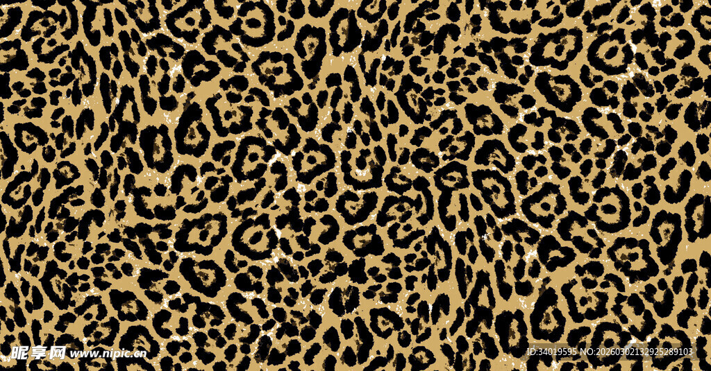 豹纹图案纹理背景