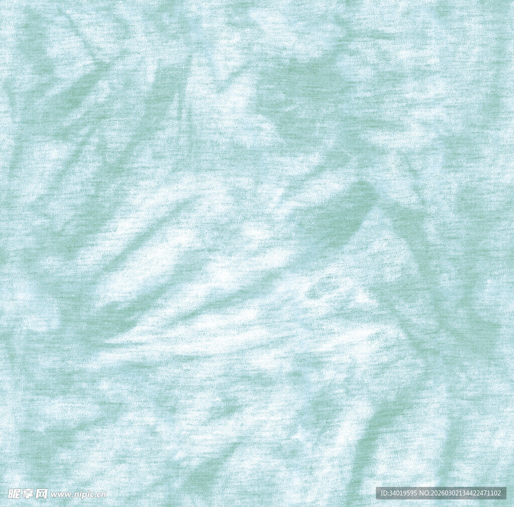 淡青色褶皱纹理布料