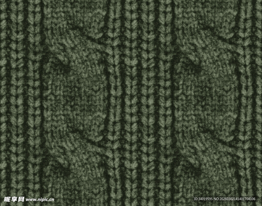 深绿针织纹理图案
