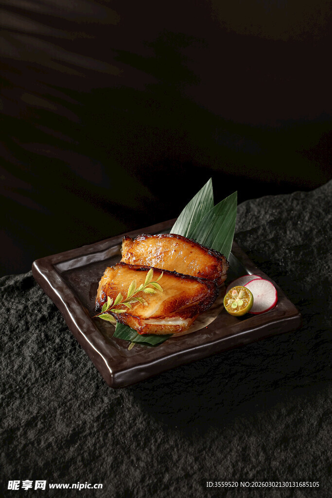 精致日式烤物摆盘