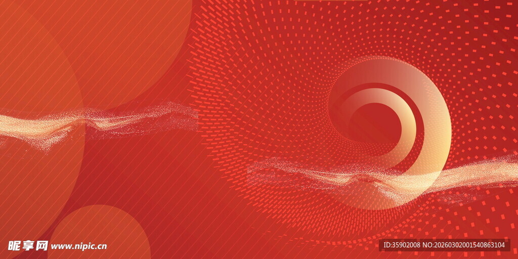 红色渐变抽象烟雾背景图