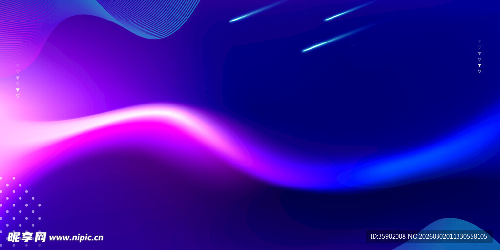 梦幻炫彩渐变流体背景