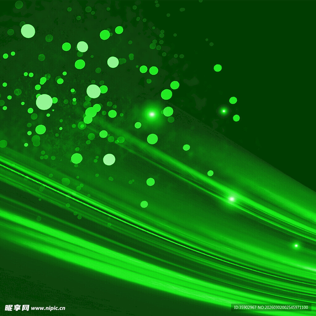 绿色动感光线背景图