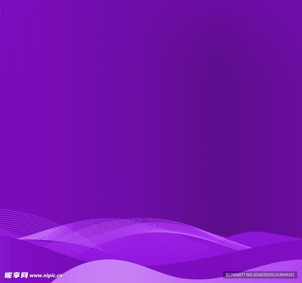 紫色渐变波浪背景图