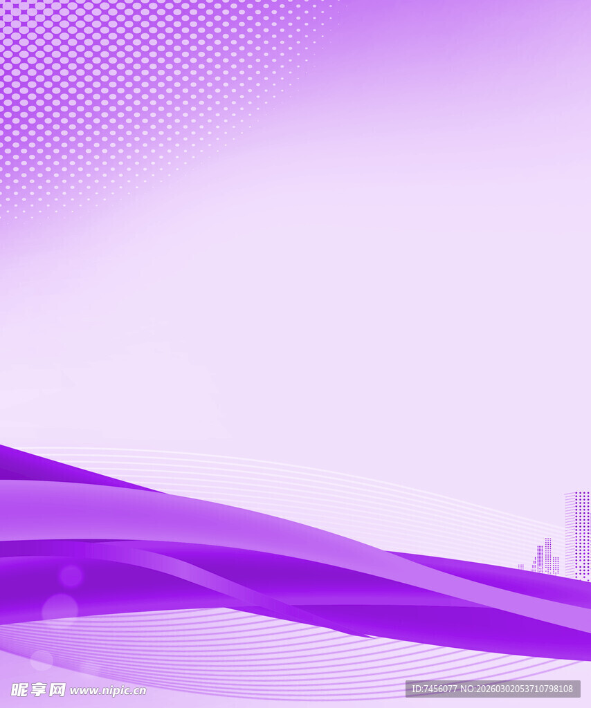 紫色动感波浪背景图