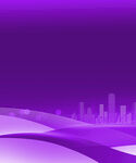 紫色城市背景的抽象画面