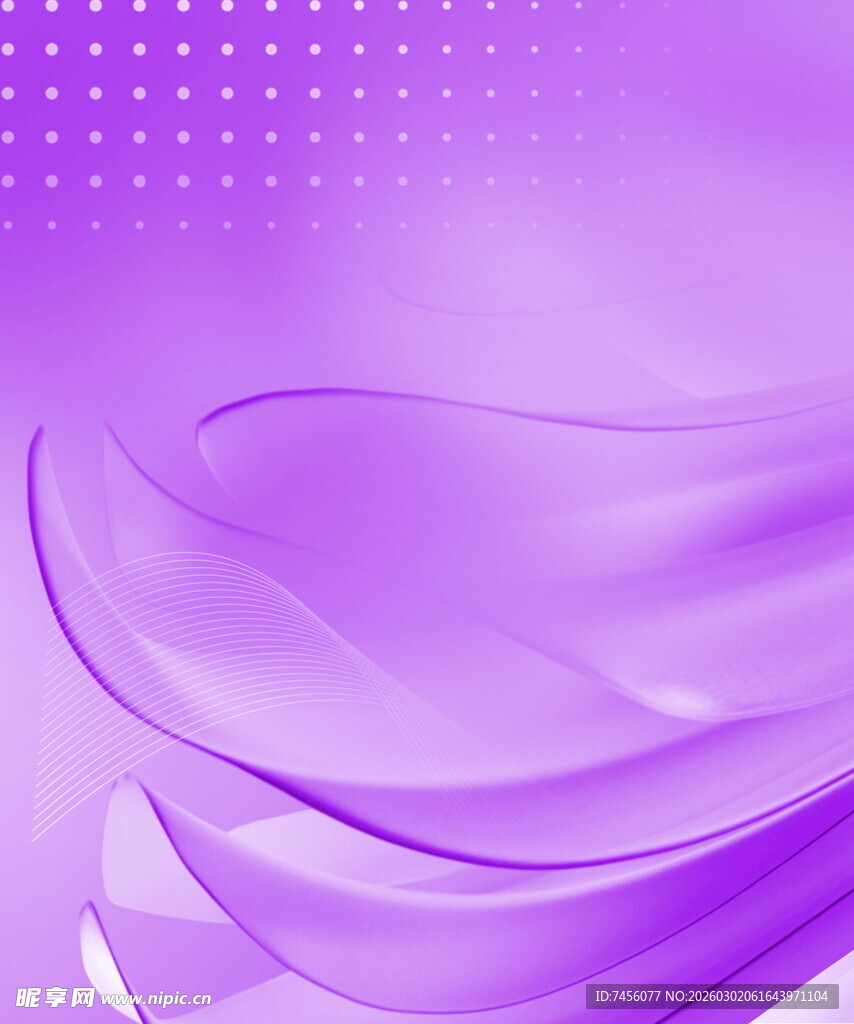 梦幻紫色流动抽象背景图