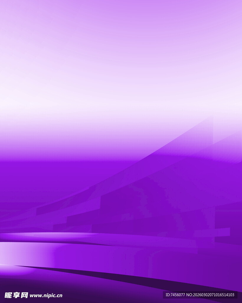梦幻紫色渐变风景画面