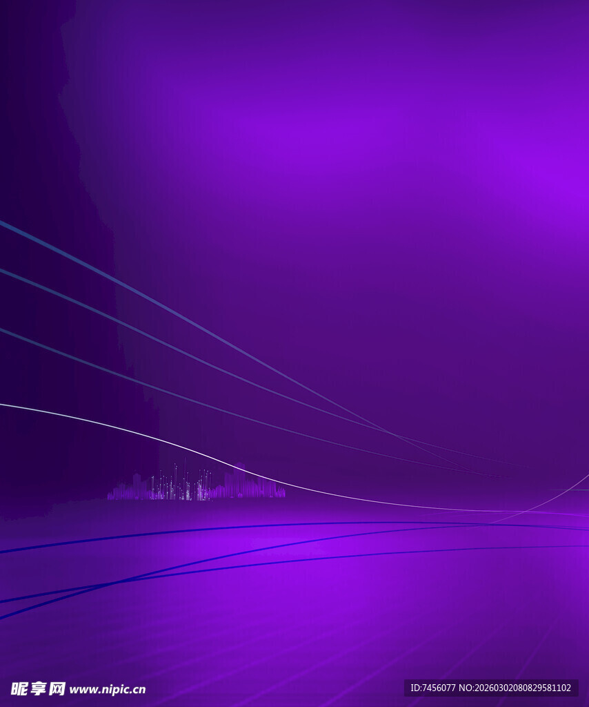 紫色梦幻光线背景图