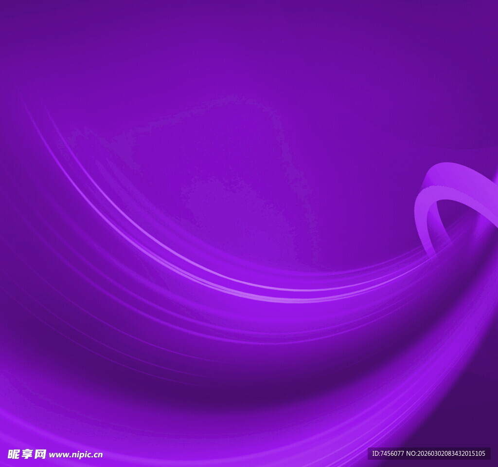 紫色动感曲线背景图