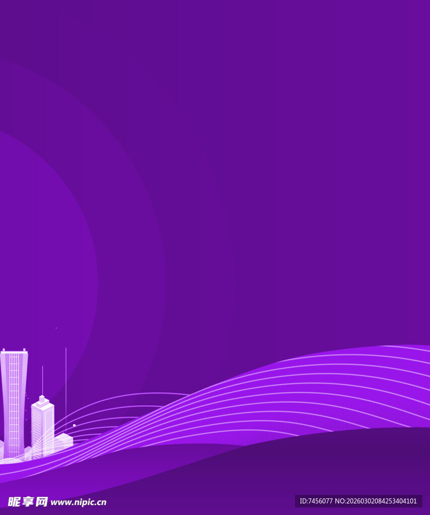 紫色商务风数据背景图