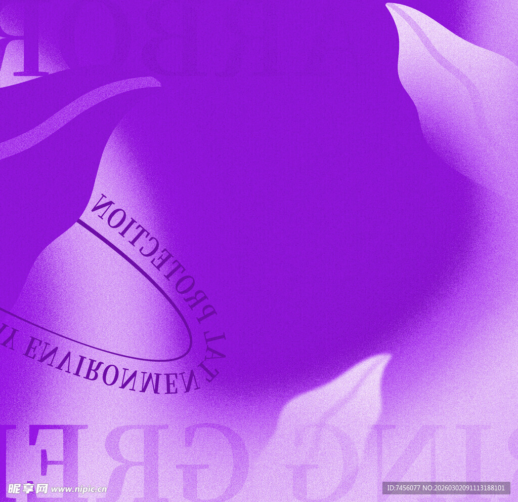 紫色梦幻花卉图案背景