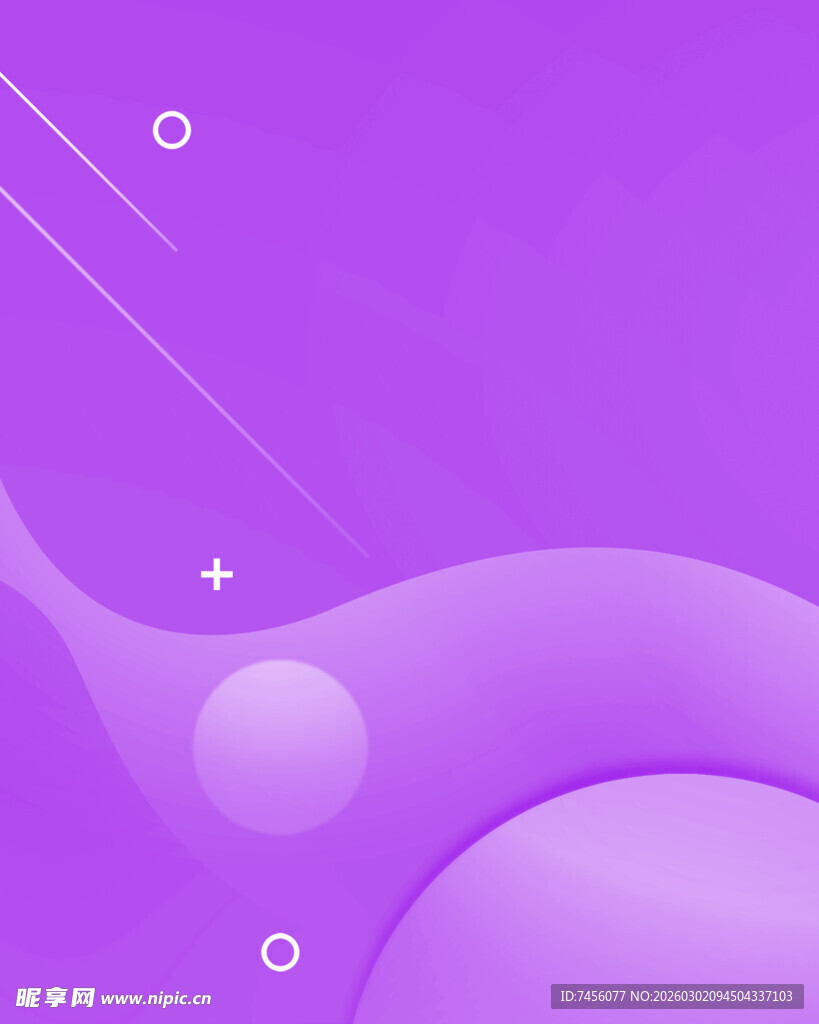 紫色渐变抽象流体背景图
