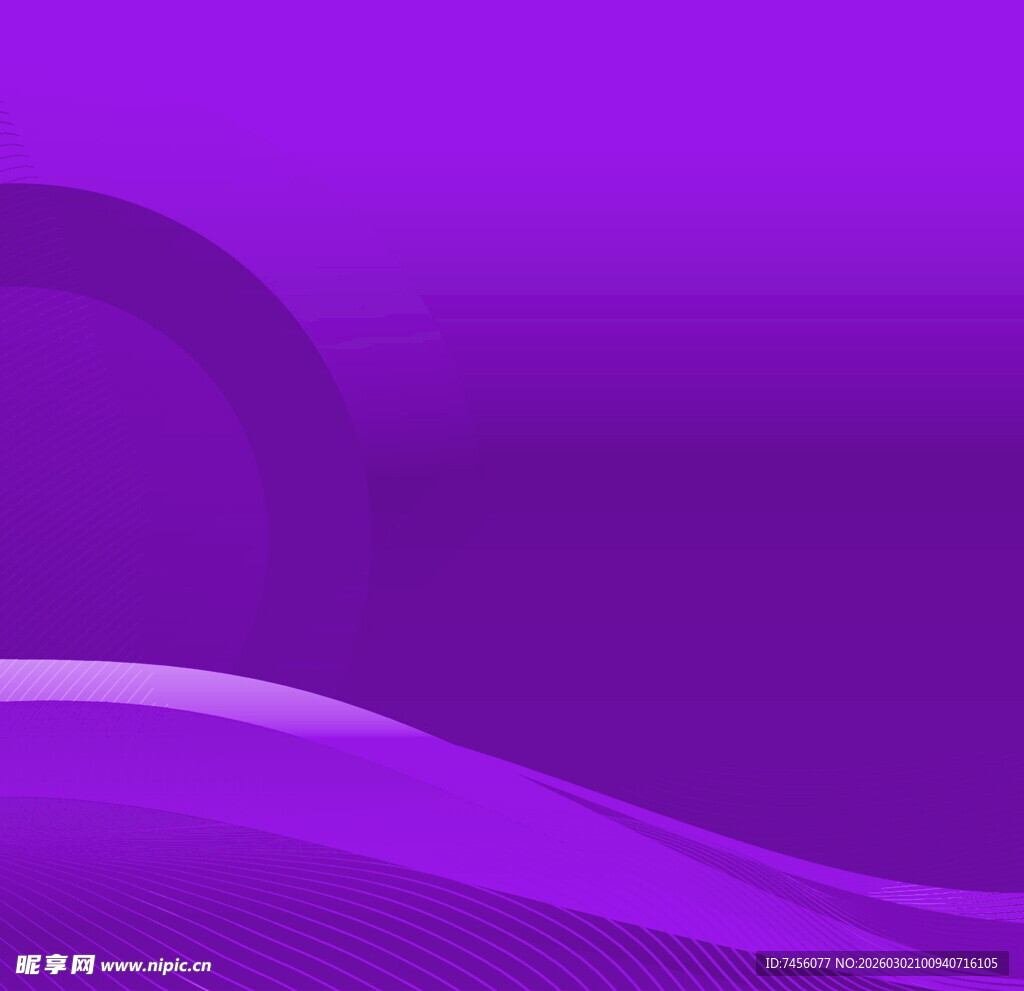 紫色渐变动感波浪背景图