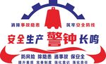 安全生产警钟长鸣标志