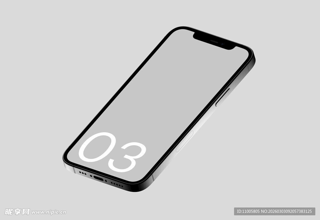 白色 苹果手机 样机 贴图