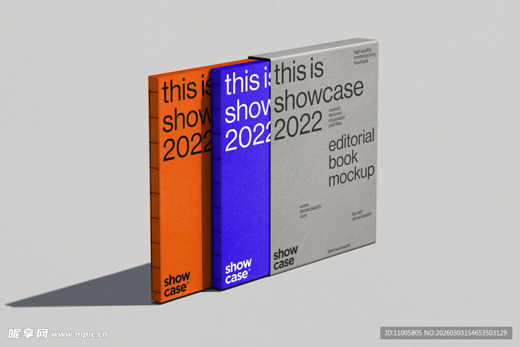 画册 样机 贴图 册子 网格 