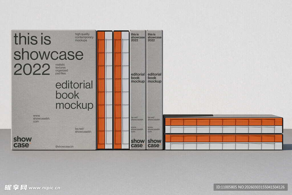 画册 样机 贴图 册子 网格 