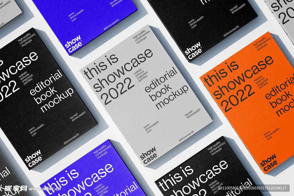 画册 样机 贴图 册子 网格 