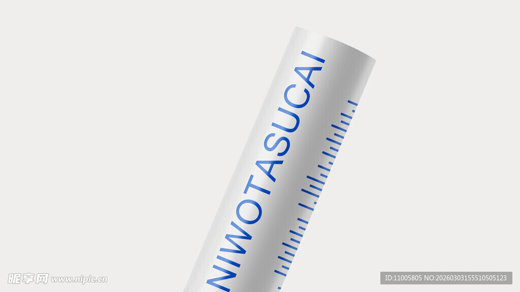 纸筒 胶袋 贴图 样机